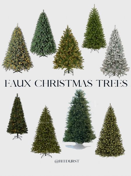 Here are some great faux Christmas trees that aren’t too expensive. Some are pre-lit making it so easy to set-up! 

#LTKSeasonal #LTKHoliday #LTKfamily
