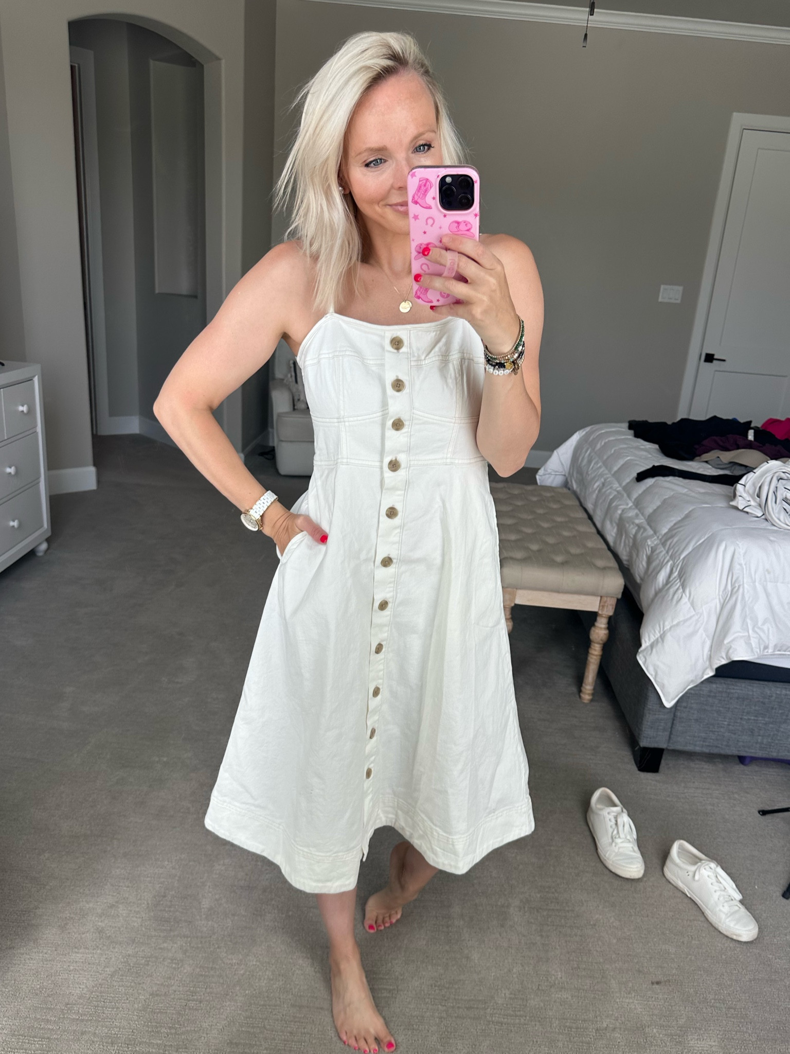 The prettiest dress from target for Summer ! I am wearing a size medium but definitely need a small. It runs big.

#LTKSeasonal #LTKFindsUnder50 #LTKStyleTip