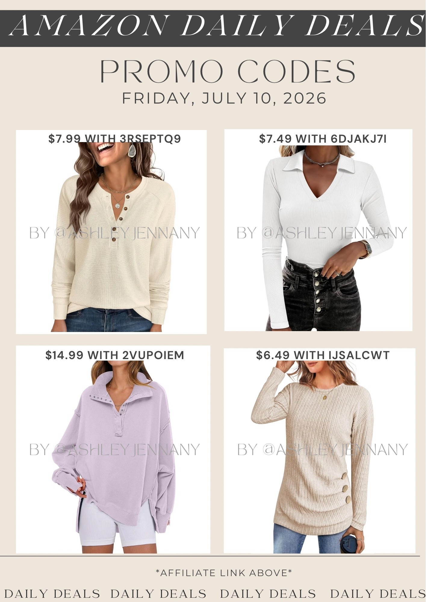 Amazon deals

#LTKSaleAlert #LTKMidsize #LTKSeasonal