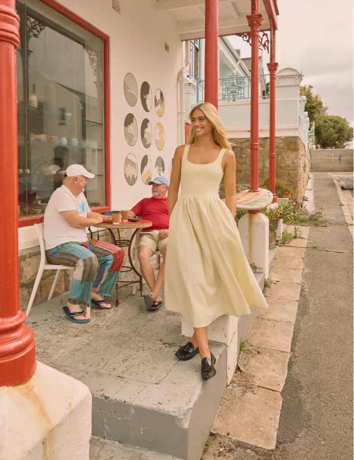 Butter Yellow Colorado Midi Dress | Nobody's Child