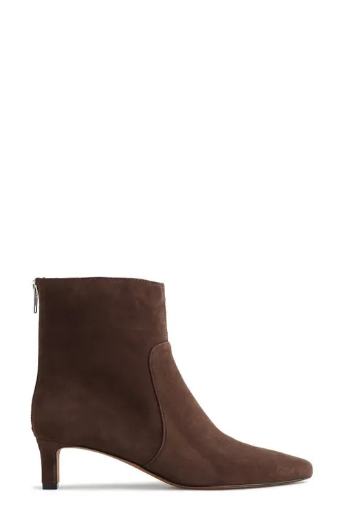 Madewell Dimes Kitten Heel Bootie in Turkish Coffee at Nordstrom, Size 8.5 | Nordstrom