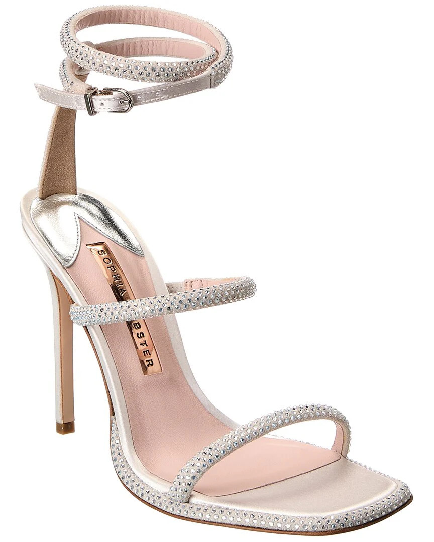 Sophia Webster Callista Suede & Satin Sandal | Shop Simon