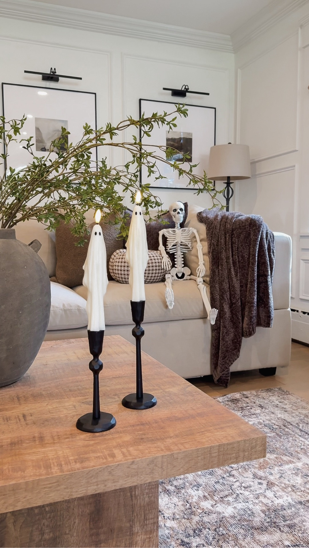 These flameless ghost taper candles are a hit with family and friends! 👻 A safer and fun alternative to lighting a candle. I’ve also linked a similar candle that’s available, but it’s not flameless. 

fall decor | living room | cozy home | neutrals | Halloween | organic modern

#LTKHome #LTKSeasonal #LTKSaleAlert

#LTKHome #LTKSaleAlert #LTKSeasonal