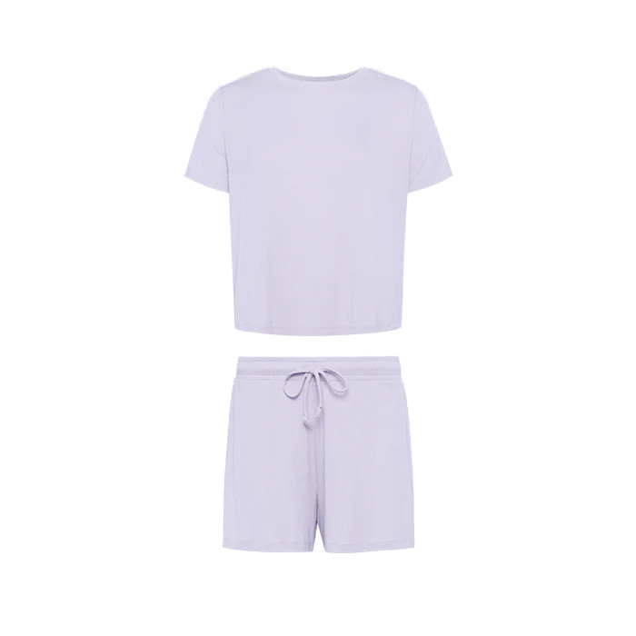 Ribbed Pajama Shorts Set | Nuuds US