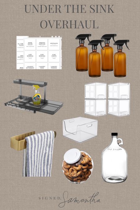 Under the sink organization. Kitchen sink organizing. Cupboard organizing 

#LTKfindsunder50 #LTKhome #LTKstyletip