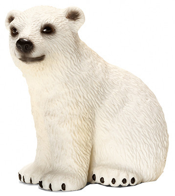 Schleich 14660 Polar Bear Cub Figurine White | Unbeatable Sale