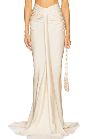 Marcella Maxi Skirt in Macademia | Revolve Clothing (Global)