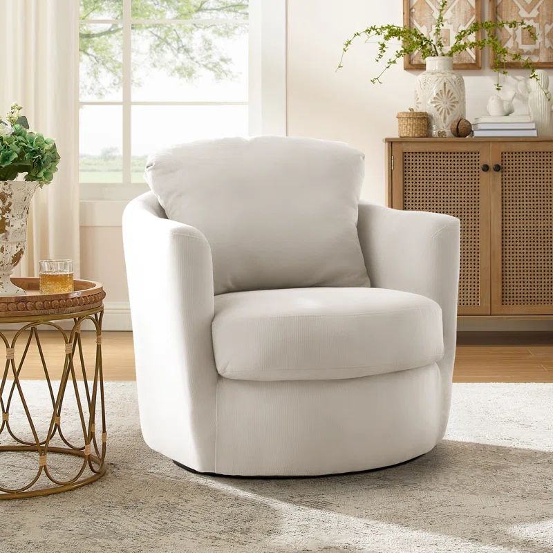 Upholstered Swivel Accent Chair | Wayfair North America