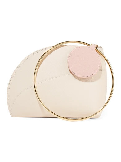 Eartha small two-tone textured-leather clutch | NET-A-PORTER (UK & EU)