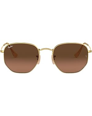 Ray-Ban Unisex's RB3548N Hexagonal Flat Lens Sunglasses | Amazon (CA)