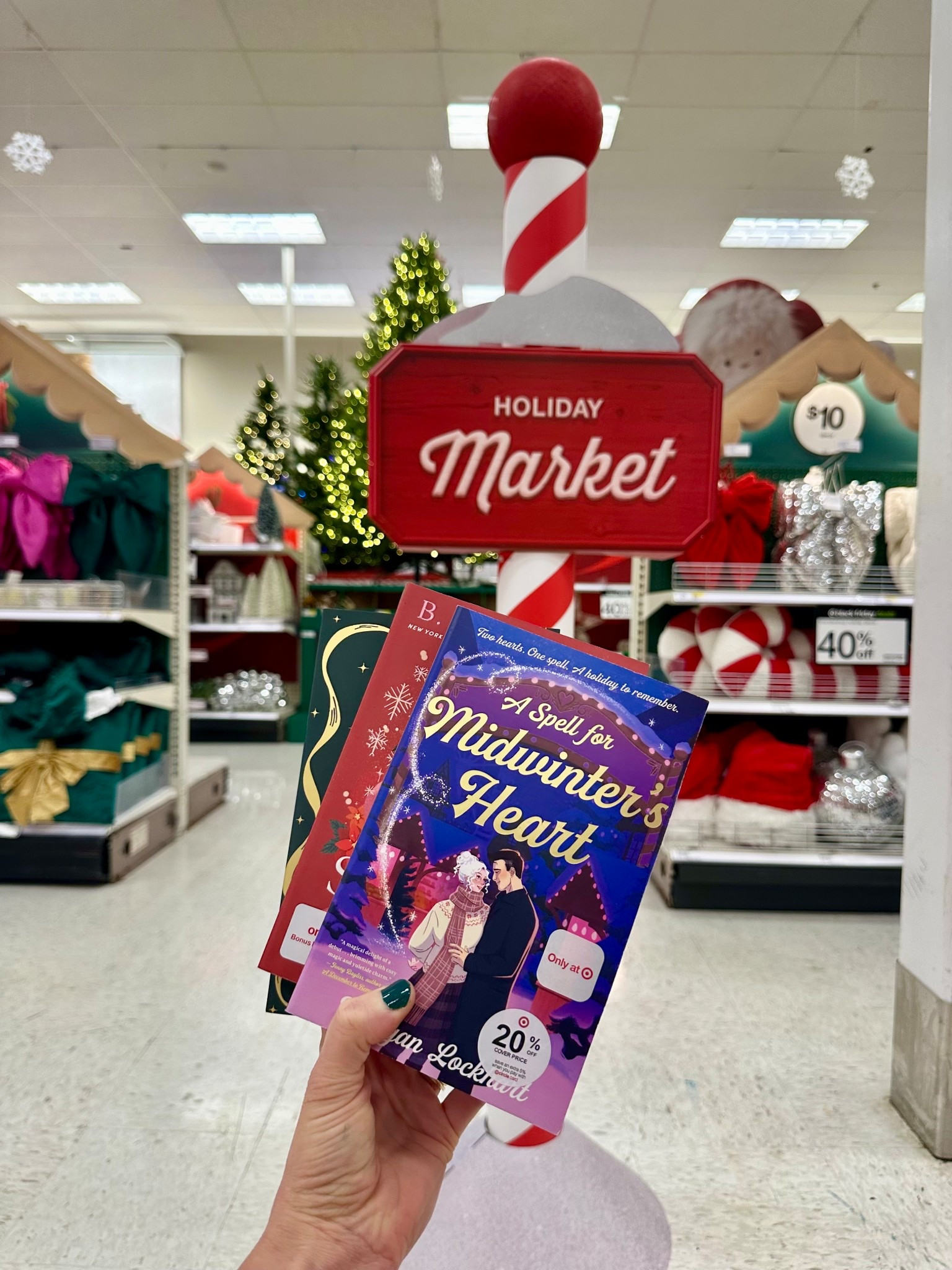 #ad Getting ready for the holidays means cozy nights, warm drinks, and a fresh stack of books 🎄☕️✨Picked up a few new reads at @Target that feel like the season — comforting, magical, and perfect for gifting (or keeping for myself 😉) Now home to start reading 🤍#TargetPartner #TargetBooks #Target @shopltk #liketkit