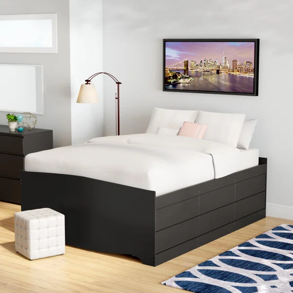 Nolanville Queen Low Profile Storage Platform Bed | Wayfair North America
