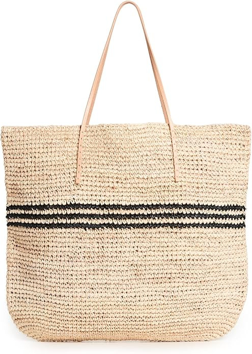 Hat Attack Women's Luxe Stripe Tote | Amazon (US)