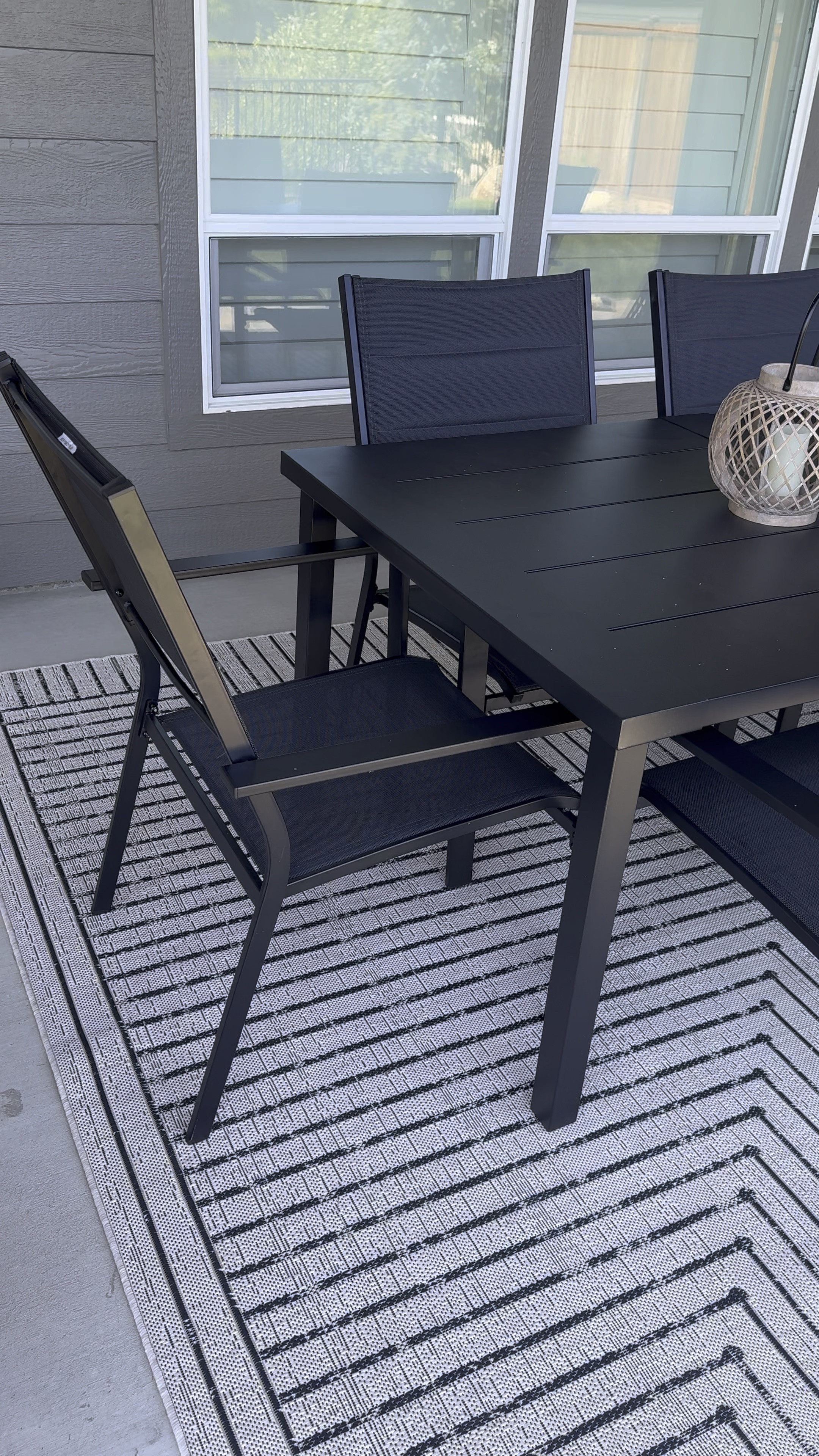 Outdoor dining set from Walmart. The reviews are all good. Our family has been loving it and it’s easy to store because thechairs stack. Patio furniture.

#LTKSeasonal #LTKHome #LTKSummerSales