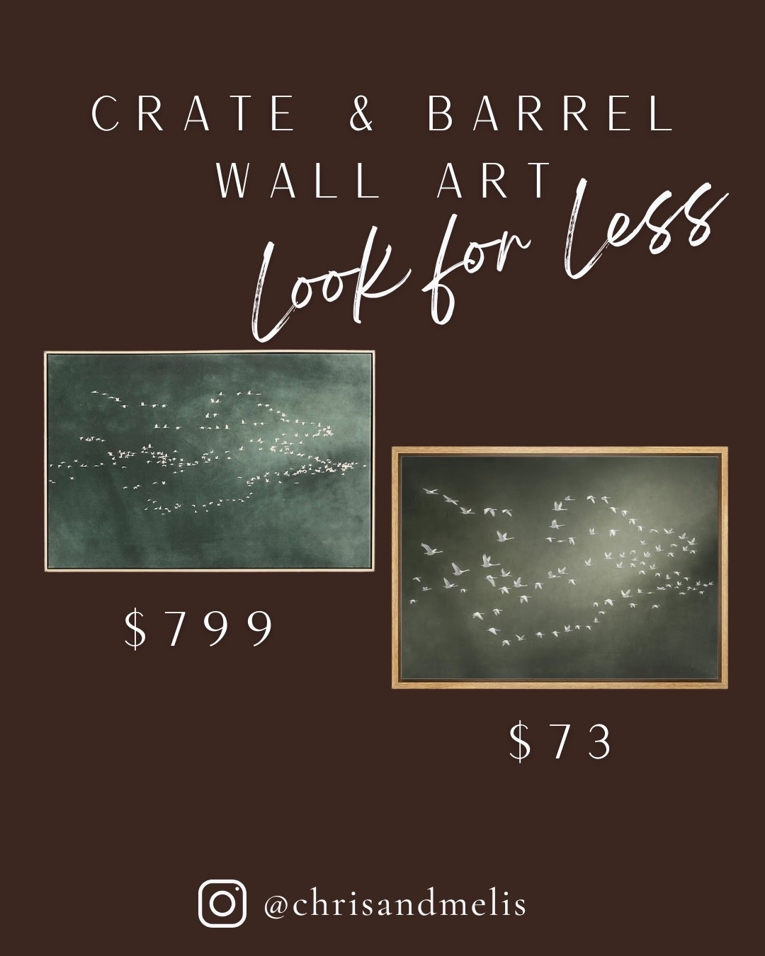 Crate & Barrel wall art look for less!
Heading South art
Wall art 
Home decor
Amazon home 

#LTKHome #LTKSaleAlert