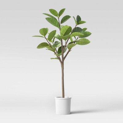 5.8ft Artificial Tree in Pot Green/White - Threshold™ | Target