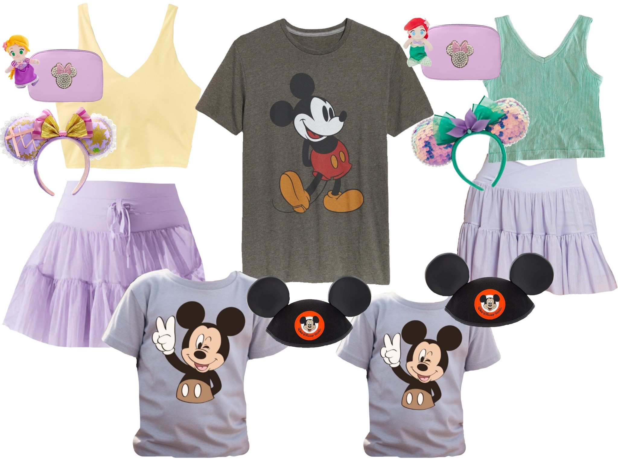 Family of 5 outfits for Magic Kingdom 🐭🫧🩷🏰✨
