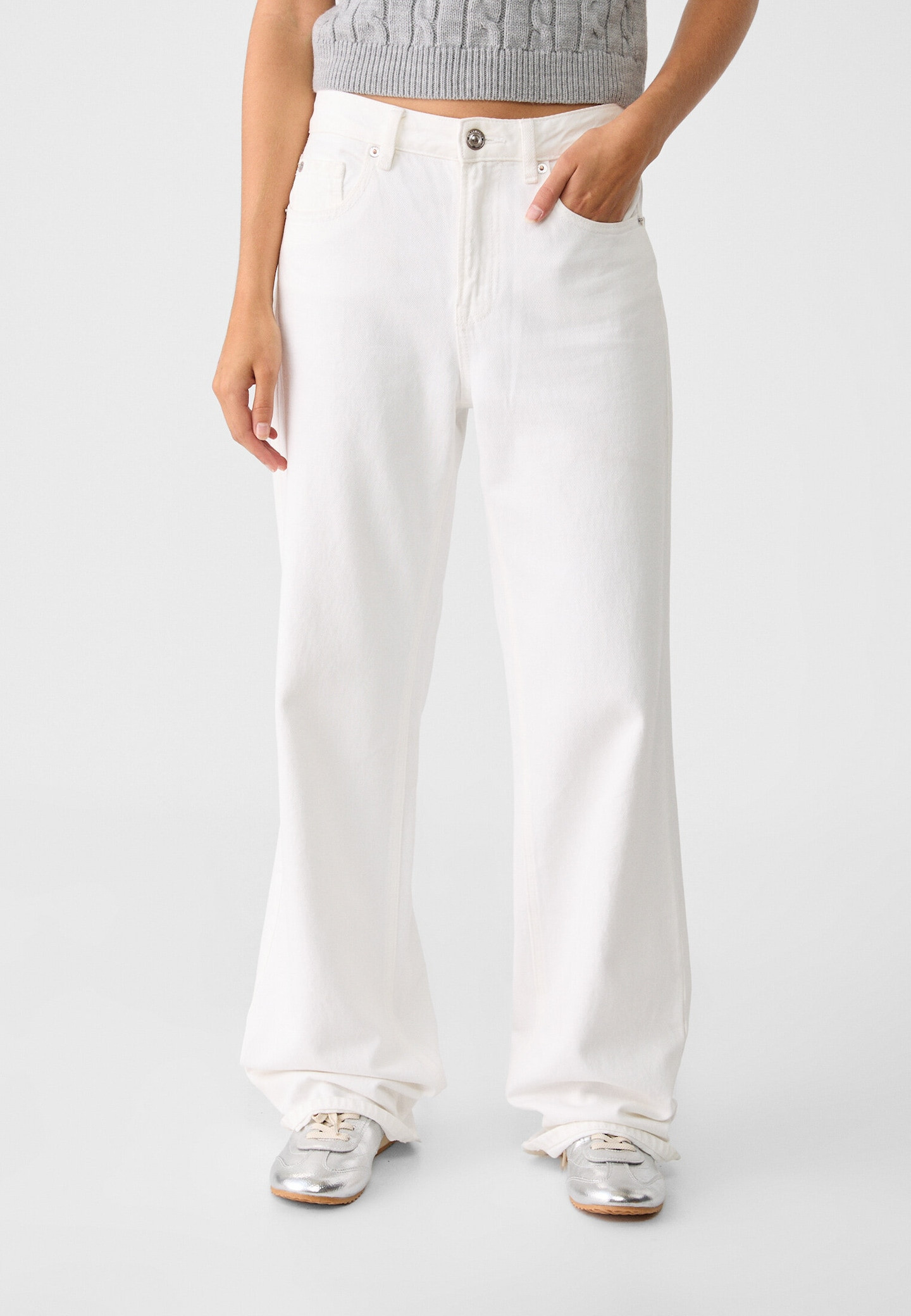 D92 Straight wide - Women's fashion | Stradivarius United Kingdom | Stradivarius (UK)