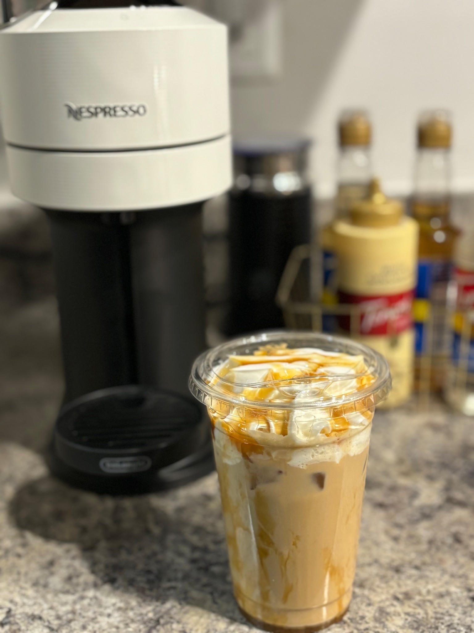 I finally upgraded my mornings with the Nespresso Vertuo Deluxe, and it’s a total game-changer. Hot espresso, creamy lungo, or even iced lattes this machine makes them all perfectly every time 😍.
What I love most:
• Bar-quality coffee at home  rich flavor & perfect crema
• Fast + fuss-free pop in a pod, press a button
• Stylish design that fits my cozy kitchen vibe
• Iced lattes made easy perfect for warm mornings!
For someone who loves a little luxury with convenience, this has become one of my most-used appliances. If you’re into great coffee without the café price tag — this is a must-try!
👉 Tap the link to shop  your morning routine will thank you! ☕💛
#Nespresso #CoffeeLover #IcedLatte #MorningRoutine #CoffeeAtHome

#LTKGiftGuide #LTKHome