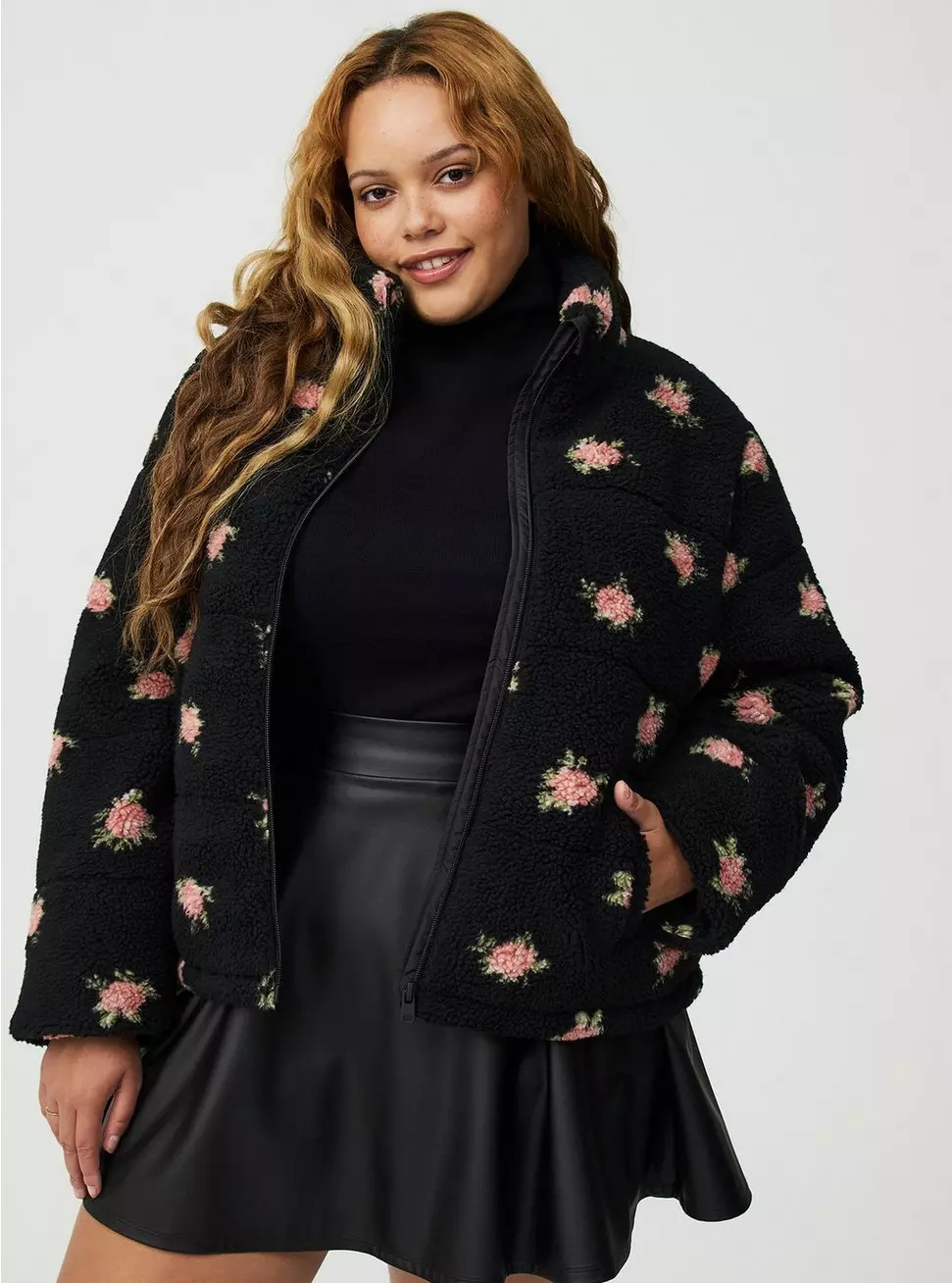 Sherpa Puffer Jacket | Torrid (US & Canada)