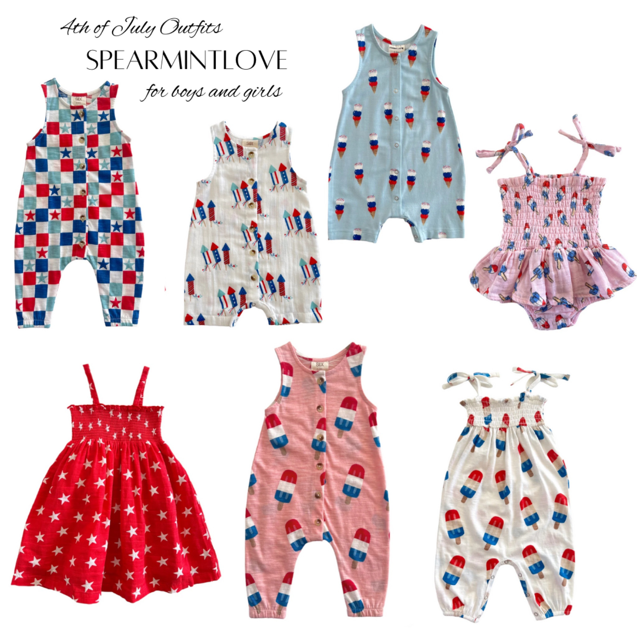 30% off of SpearmintLOVE’s 4th of July collection! Code: JULY4TH. 
Shop the cutest 4th of July outfits for your baby/toddler! 
#4thofjuly

#LTKSaleAlert #LTKBaby #LTKKids