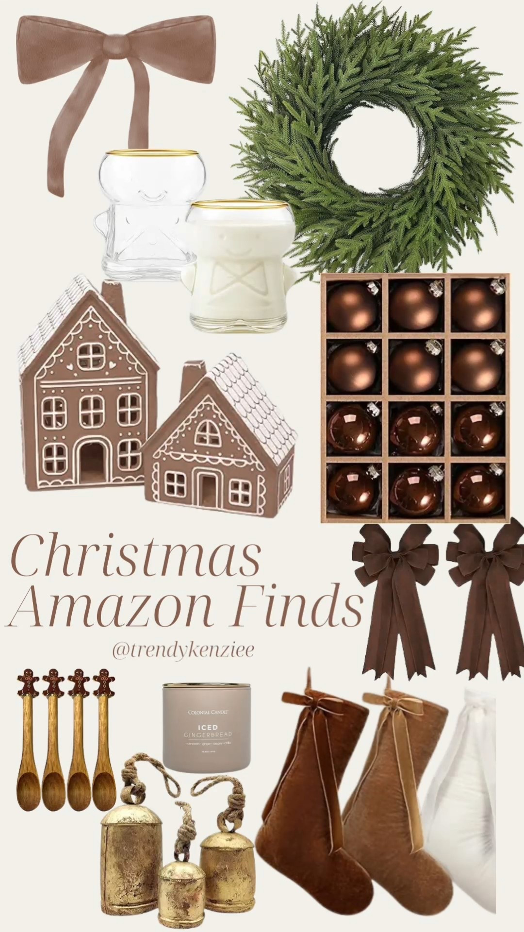 Amazon Christmas Finds 🤍 Amazon Christmas Home Decor Amazon Finds Amazon Holiday Decor Amazon Gingerbread Party 

#LTKHoliday #LTKSeasonal #LTKHome