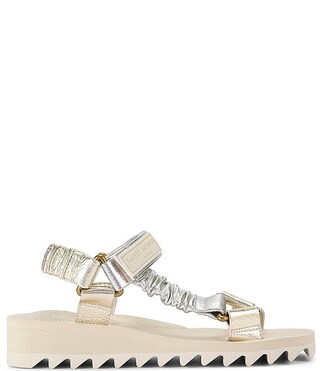 Kurt Geiger London Orion Metallic Leather Slingback Wedge Sandals | Dillard's | Dillard's