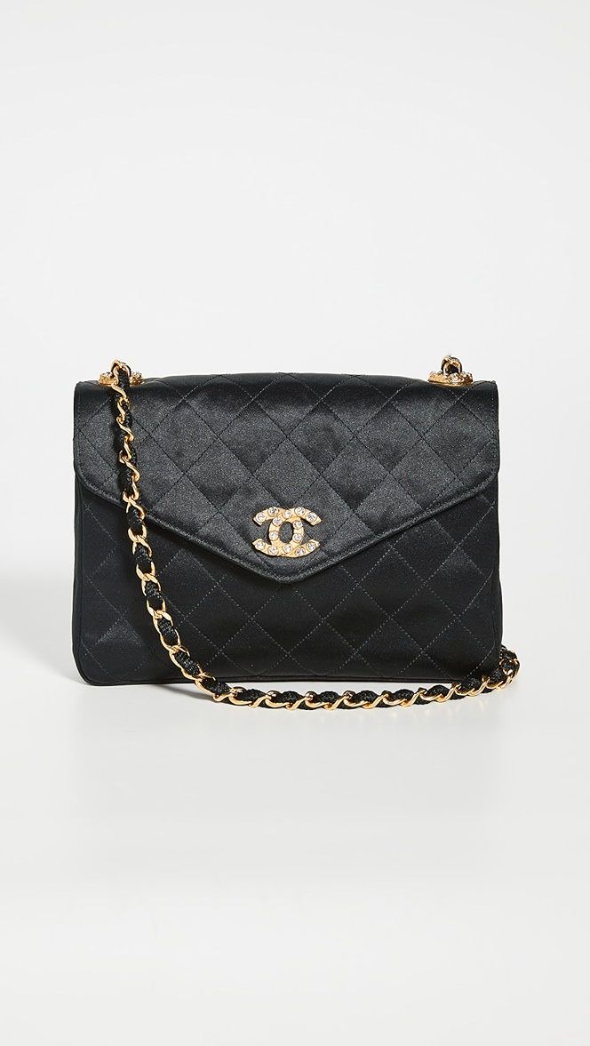Chanel Crystal Satin Shoulder Bag | Shopbop