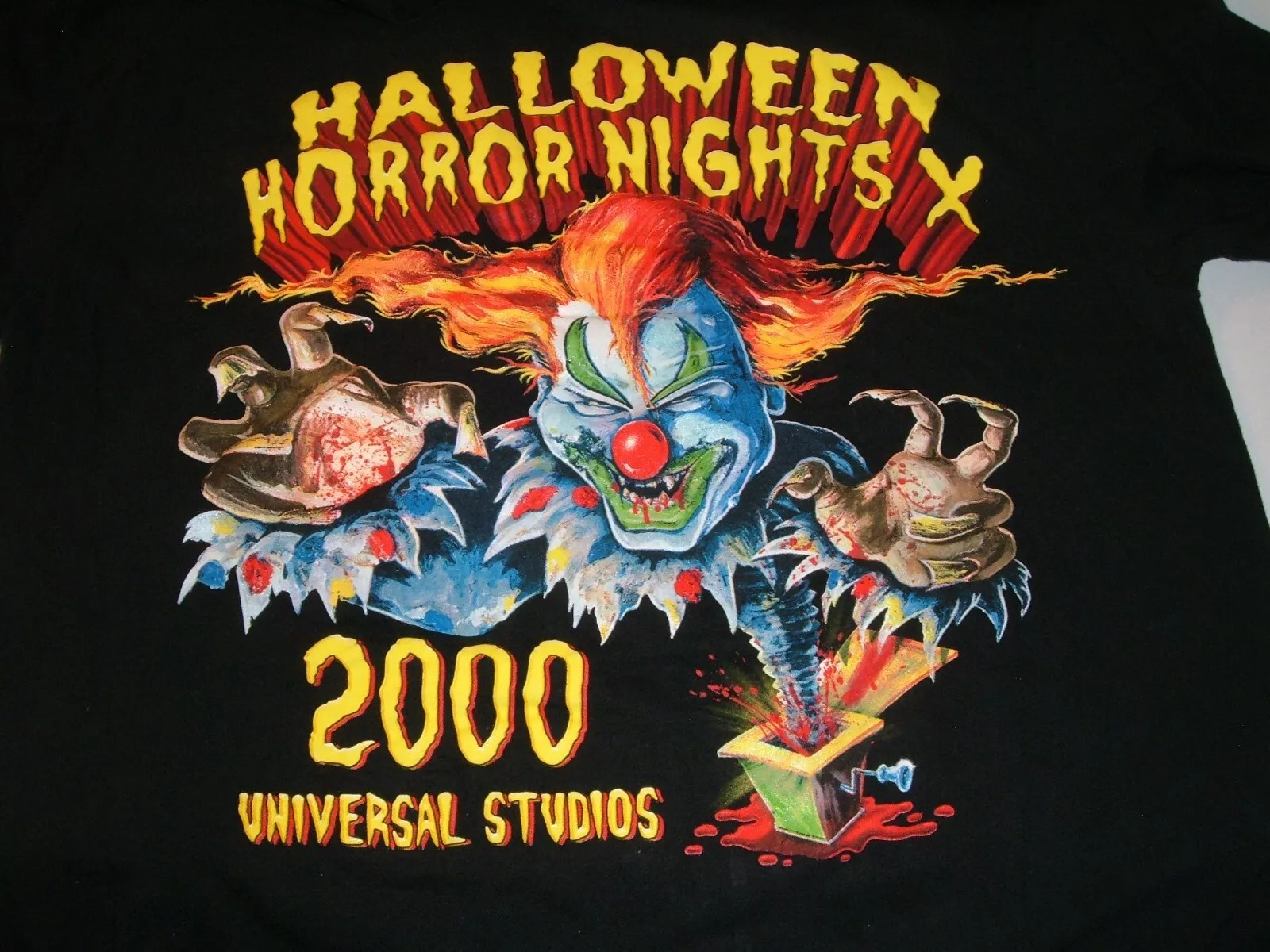 RARE Vintage HALLOWEEN HORROR NIGHTS 2000 Universal Studios Shirt in size M  | eBay | eBay US