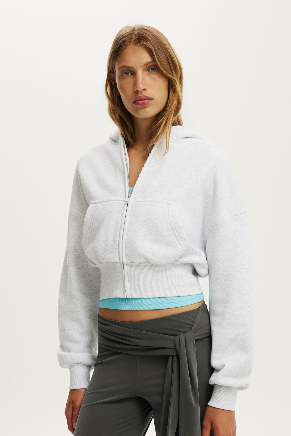 Oversized Zip Through Hoodie | Cotton On (US)