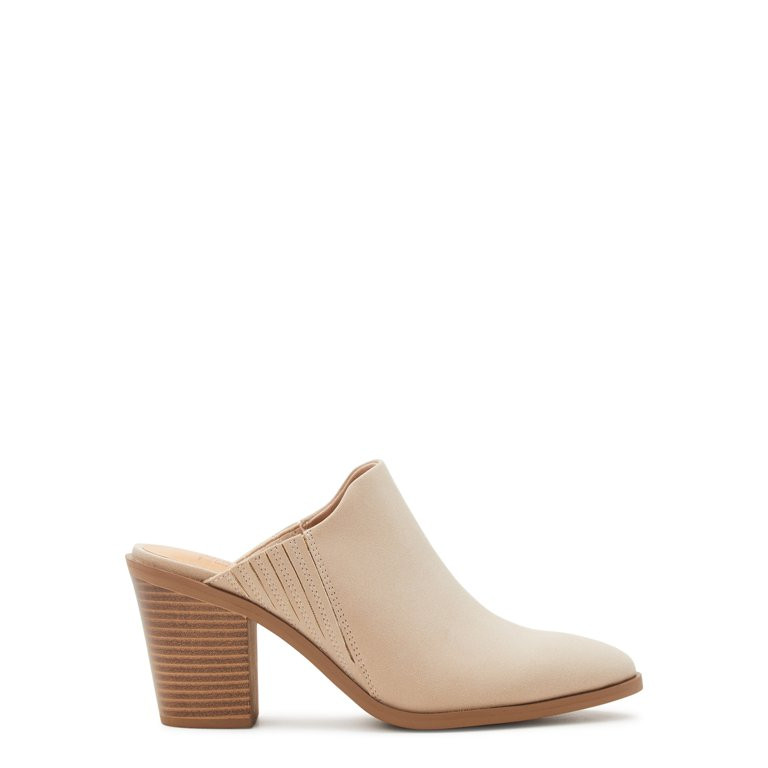 Time and Tru Women's Block Heel Mules | Walmart (US)