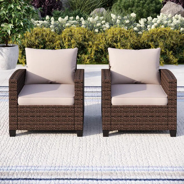 Argyri Patio Chair with Cushions | Wayfair North America