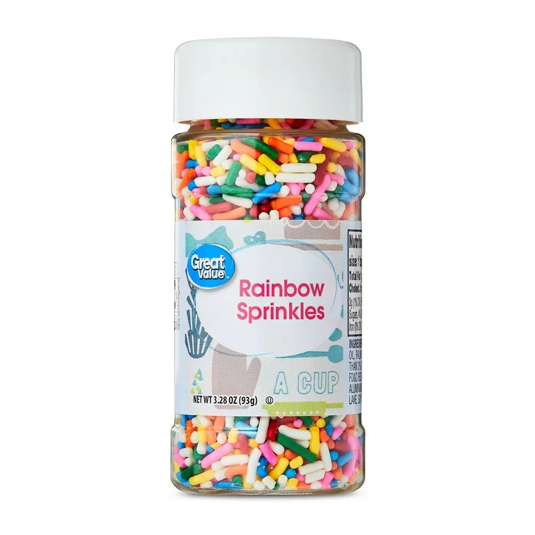 Great Value Rainbow Decorating Sprinkles, 2.7 oz | Walmart (US)