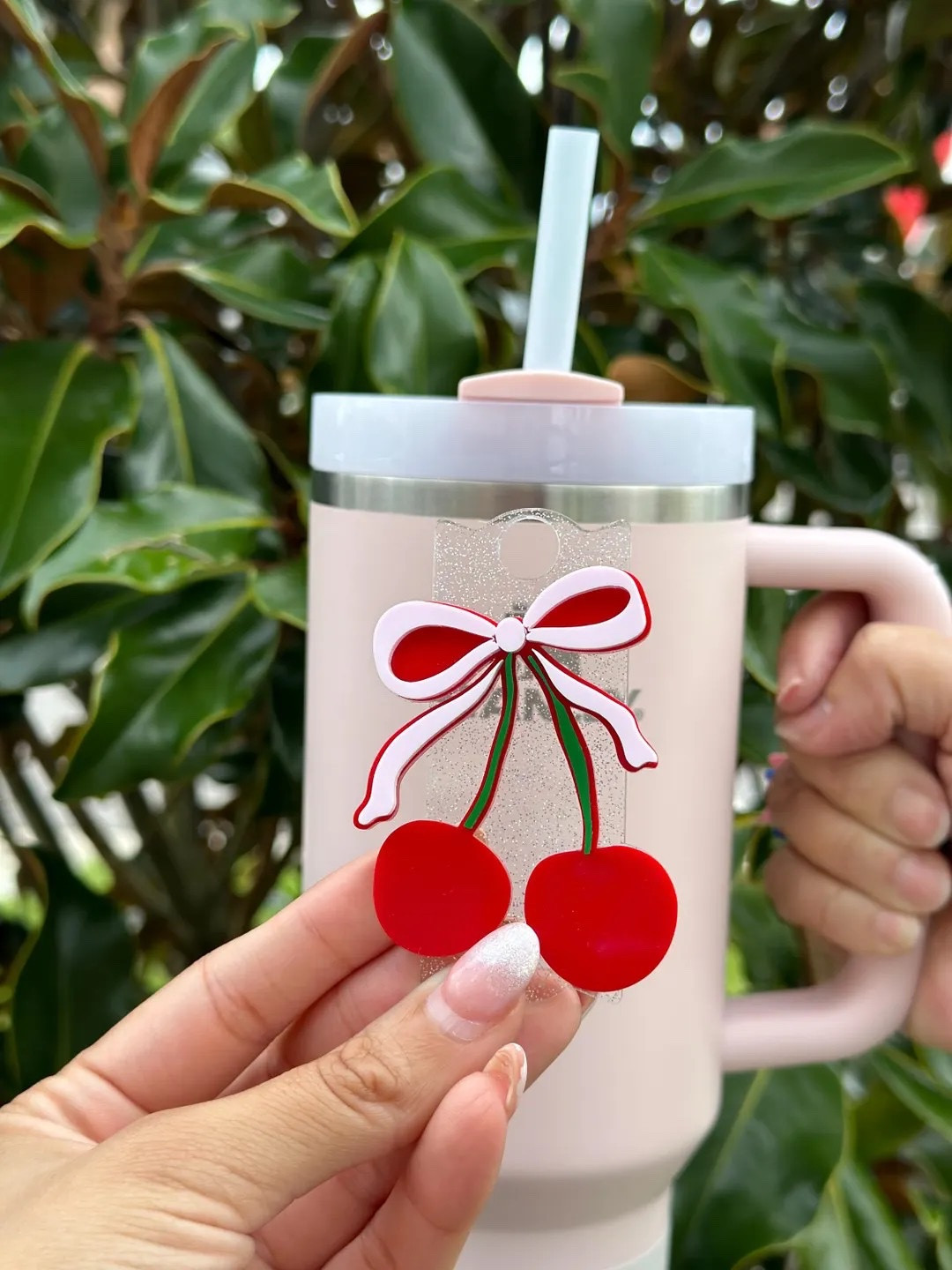 Cherry Bow Name Plate Topper Accessory for Stanley. 




Personalized Cherry Tumbler Name Plate, Coquette BowTumbler, Personalized Tumbler Name tag straw charm#LTKFindsUnder50 

#LTKHome #LTKSeasonal