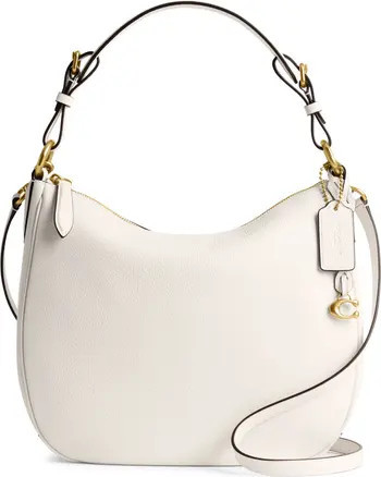 Polished Pebble Leather Shoulder Bag | Nordstrom