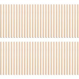 Split Wood Rods 36-inch x 1-inch, Pack of 5 Unfinished Long Wood Dowels Split for DIY Dowel Timbe... | Amazon (US)