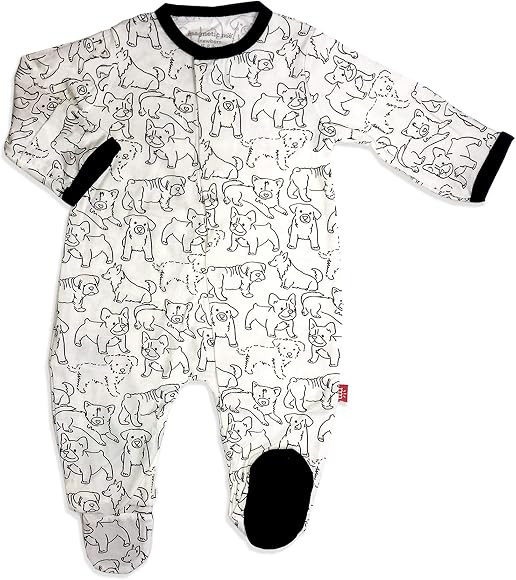Magnetic Me Footie Pajamas Soft Modal Baby Sleepwear with Quick Magnetic Fastener | Boys and Girl... | Amazon (US)
