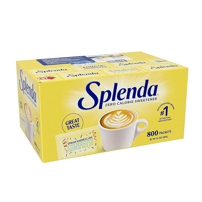 SPLENDA Zero Calorie Sweetener Value Pack, 800 Count Packets | Amazon (US)