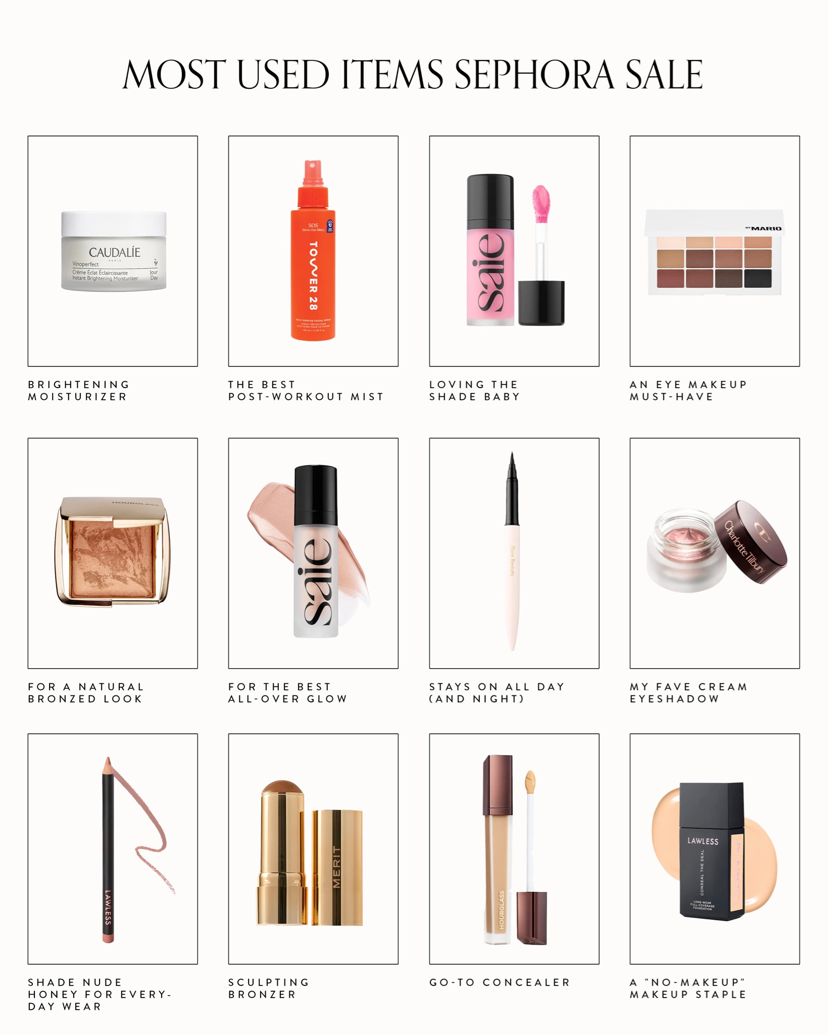 My most used items from the Sephora Sale

#LTKSaleAlert #LTKBeauty