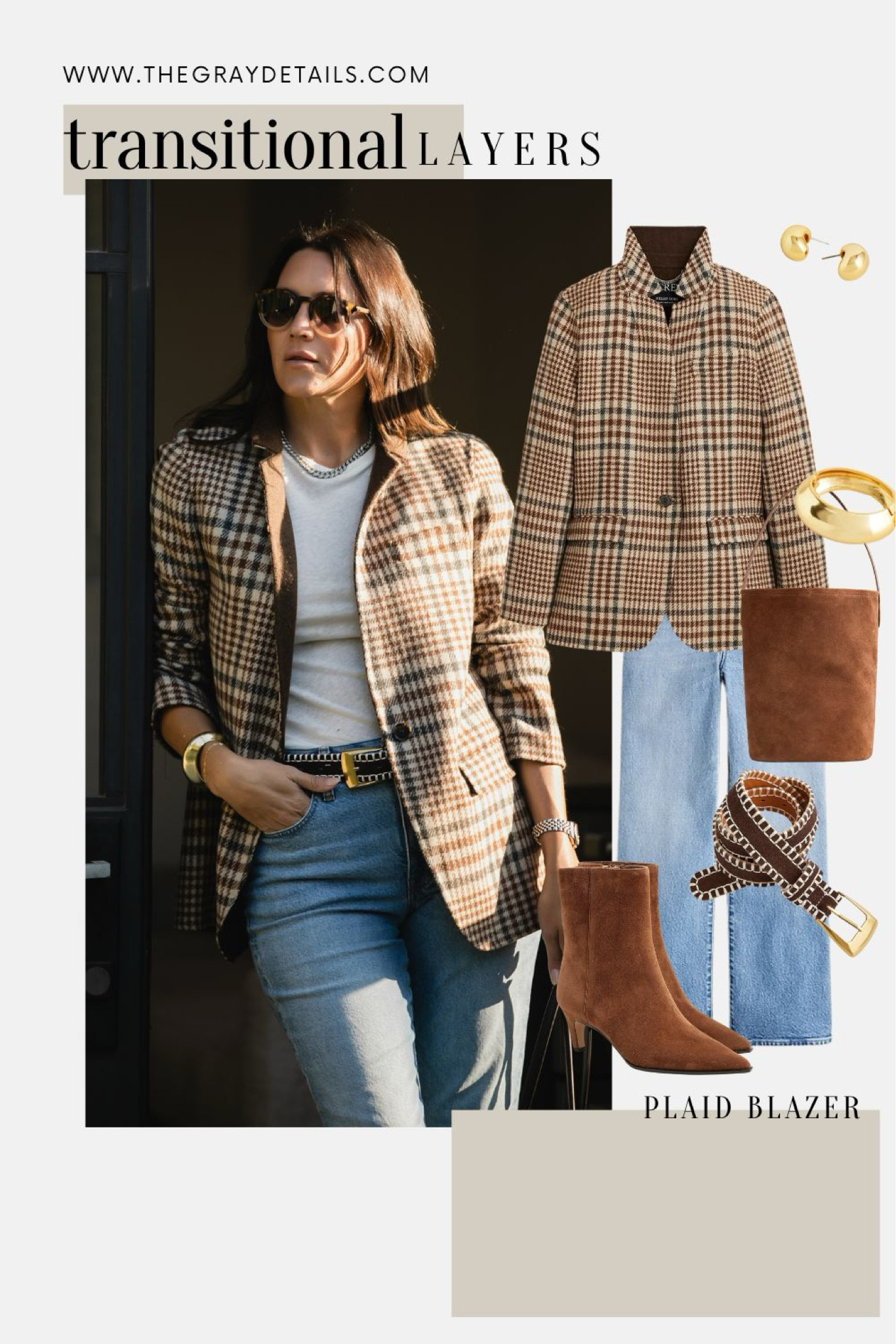 Business casual outfit ideas @jcrew #ad #injcrew

Fall outfit
Straight leg jeans
Plaid blazer
Suede boots 

#LTKOver40 #LTKStyleTip #LTKWorkwear