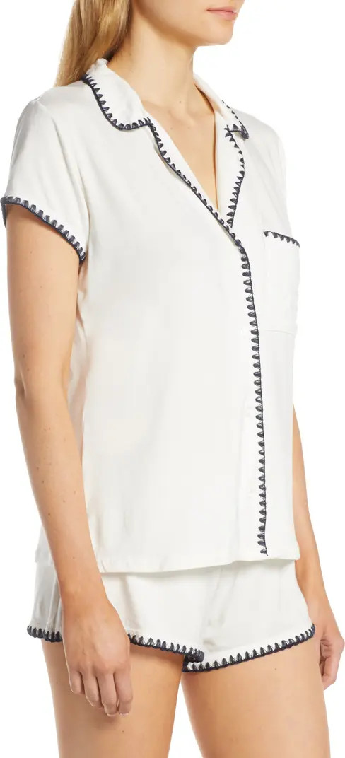 Eberjey Frida Whipstitch Short Pajamas | Nordstrom | Nordstrom