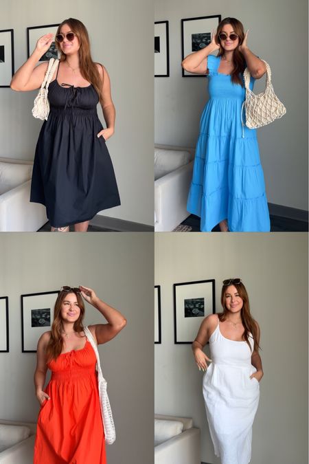 Summer dresses you can dress casual or dress up! Perfect for concerts, beach trips, girls lunches or summer festivals 🍊🦋✨
Quince code: INFP-SHELBYV10

#LTKStyleTip #LTKParties #LTKMidsize