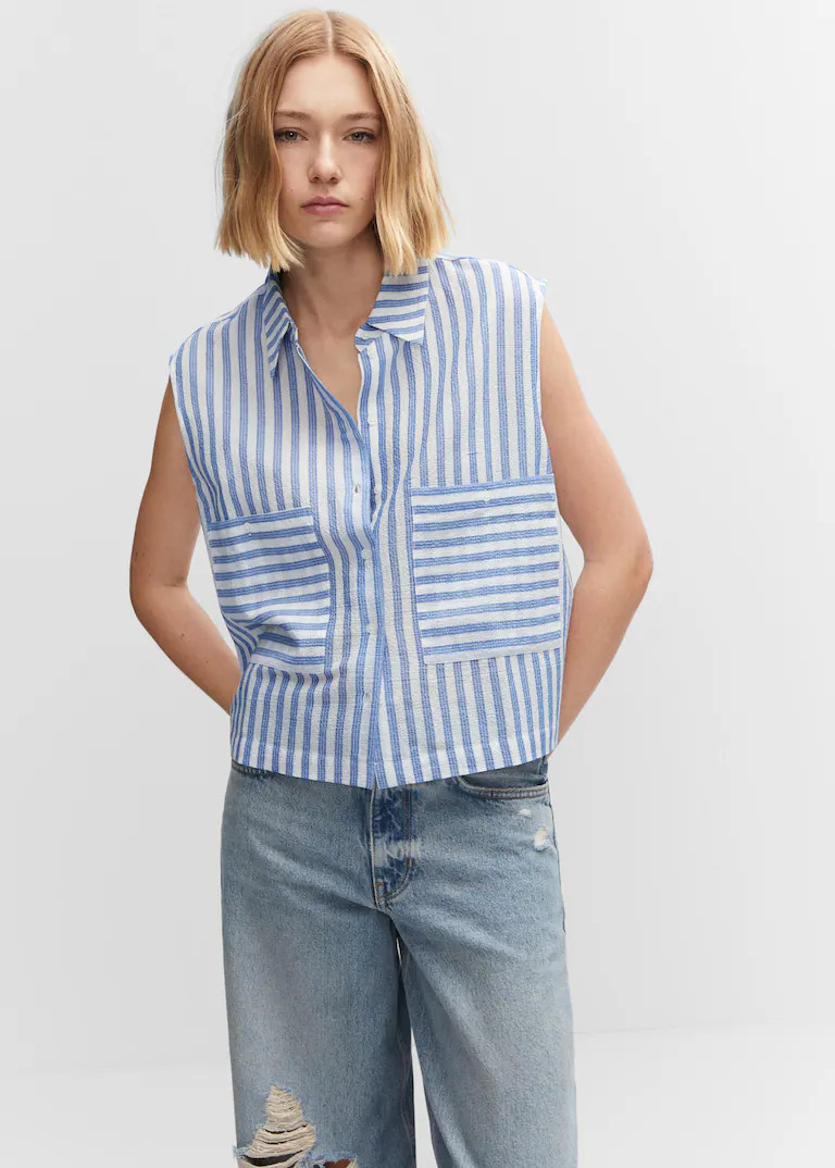 Zoeken: Bedrukte mouwloze blouse (2) | Mango Nederland | MANGO (NL)