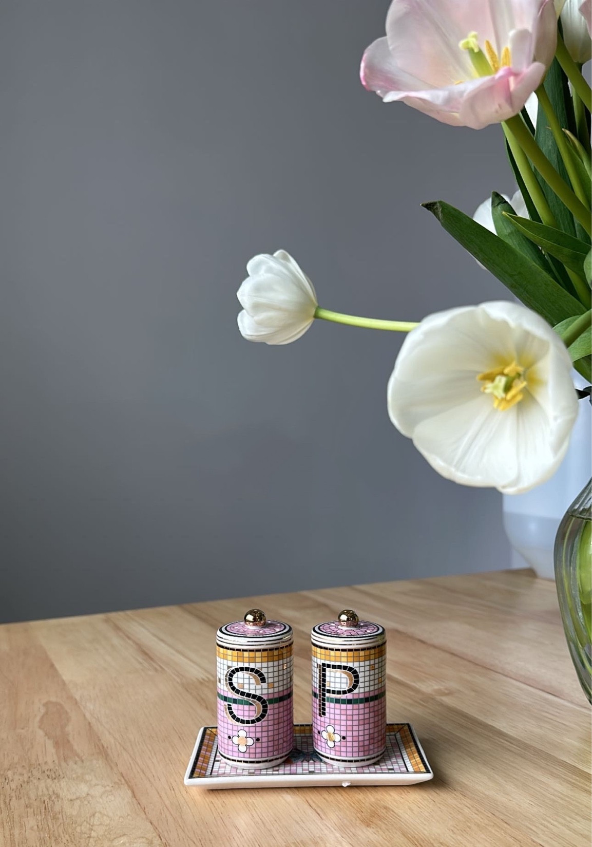 Pink tile salt & pepper shaker from Anthropologie 🌷🧂✨ 

#LTKhome #LTKFind #LTKunder50