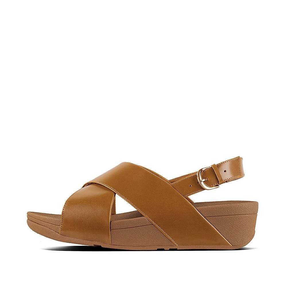 Leather Cross Back-Strap Sandals | FitFlop (US)