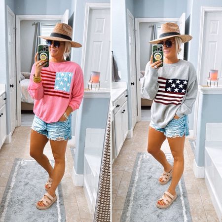 Pink lily Stars and Stripes collection 
Wearing medium in both sweaters 
Code SEQUINS20

@pinklily
#pinklily
#pinklilypartner

#LTKStyleTip #LTKSaleAlert #LTKTravel