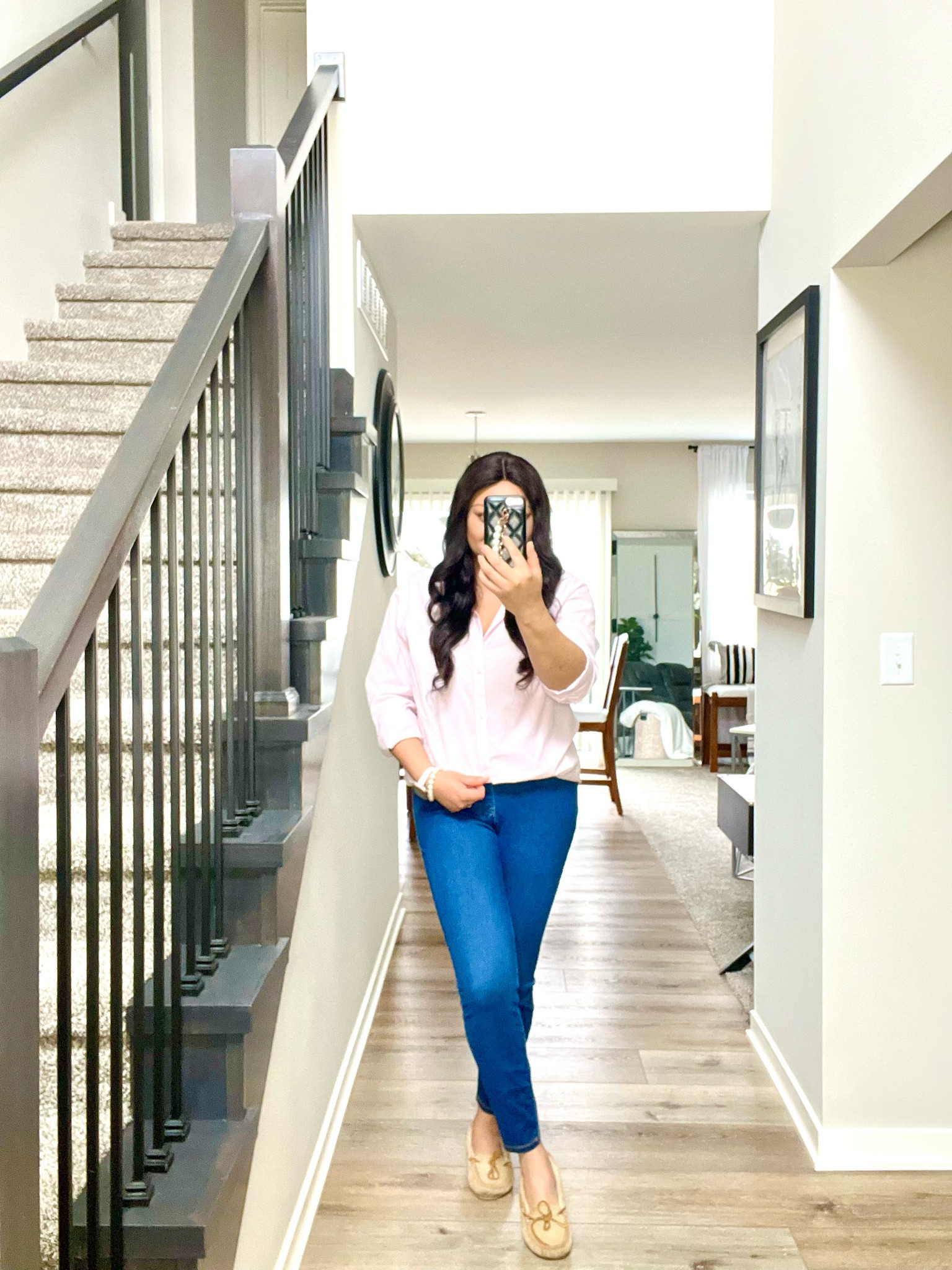 Work from home Spring Outfit Inspo #springoutfit #springfashion #ootd #sahw #sahm #contentcreator #workfromhome 

#LTKunder50 #LTKstyletip
