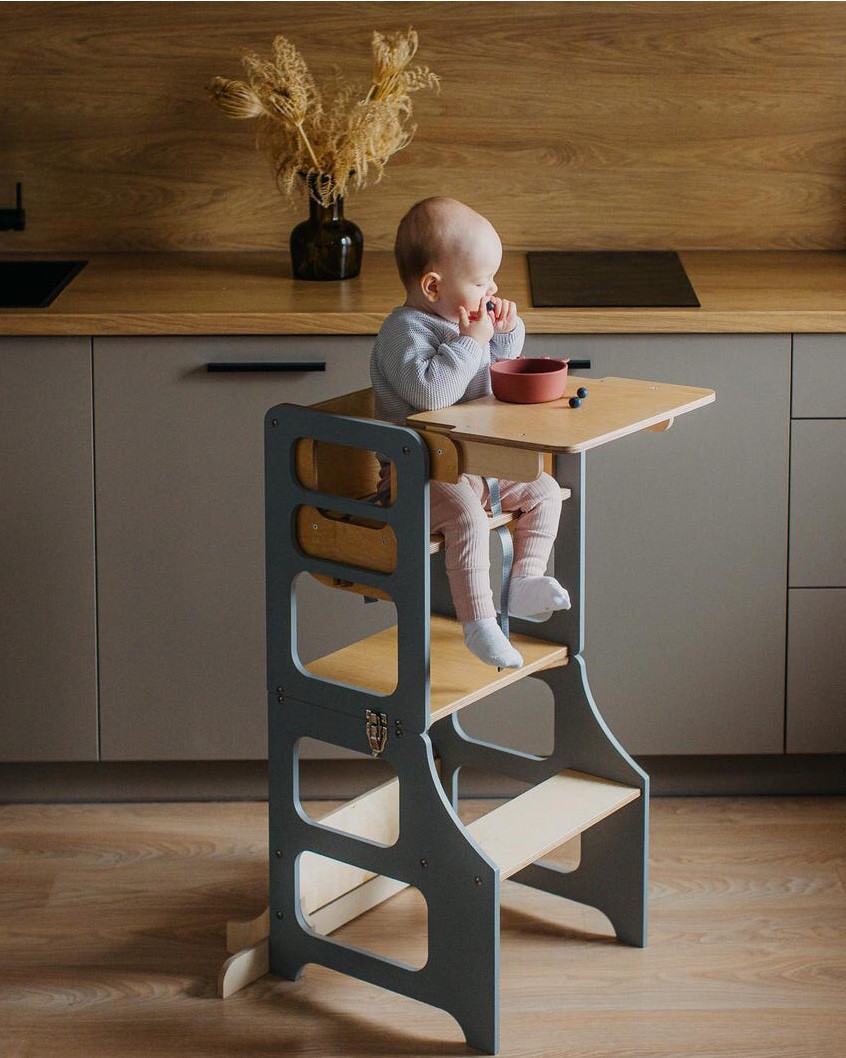 4-in-1 Montessori transformable wooden toddler tower converting to kids desk/chair high chair, kids tower foldable tower

#LTKmomlife #LTKBaby #LTKKids
