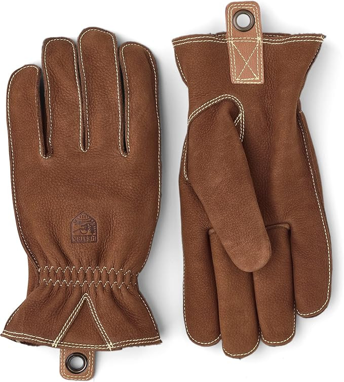 Hestra Oden Nubuck 5-Finger Glove, Leather Glove for Winter, Outdoor-Use | Amazon (US)