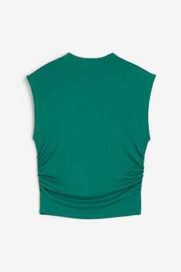 Mock Turtleneck Crop Top - Black - Ladies | H&M US | H&M (US + CA)